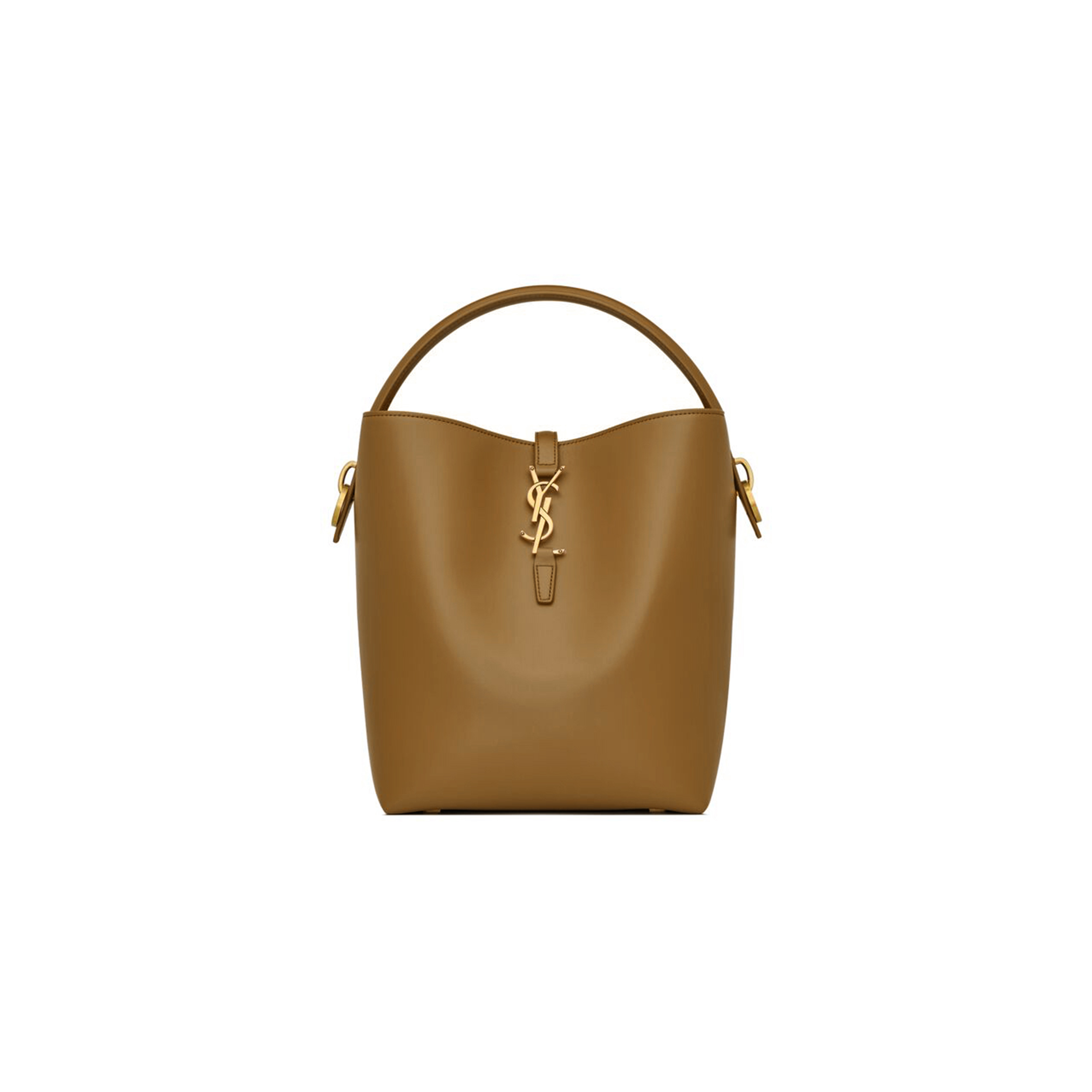 YSL LE 37 SMALL IN SHINY LEATHER 749036110215 (17*20*13cm)